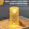 s Crystal Night Touch Projector LED Atmosphere Light Decor Christmas Room Decoration Home Table Lamp AA230421