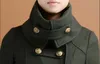 Женское полушерстяное двубортное шерстяное пальто женское в стиле милитари, зимнее утепленное женское пальто с высоким воротником, тонкие длинные кашемировые теплые шерстяные пальто 231120