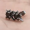 Ohrstecker Modetrend Edelstahl Schwarzer Stein Für Männer Frauen Punk Hip Hop Stern Ohrring Party Paar Schmuck Geschenk Zubehör