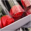 Decorative Flowers & Wreaths Handmade Soap Rose Artificial Flowers Girl Friend Valentines Day Gift Anniversary Fake Flower Wedding Dec Dht23