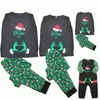 Tenues assorties pour la famille Ensemble de pyjamas assortis pour la famille de Noël drôle Imprimé fluorescent Mère Père Enfants Vêtements Bébé Barboteuse Famille Maman et moi Vêtements 231121