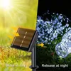 Juldekorationer 40m10m5m Solar LED Utomhussträng Lätt Fairy Decoration Home Street Garden Holiday Party 231121