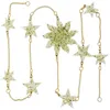 ジュエリーポーチTumbeelluwa Twinkle Star Sun Sun Sun Resin Hanged Hanged Crystal Gravels Golden Chain for TV-Wallリビングルーム