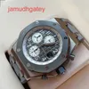 Coleções de relógios de luxo Ap Swiss Tourbillon Relógio de pulso com cronógrafo automático Royal Oak e Royal Oak Offshore para homens e mulheres 26470IO.OO.A006CA.01 4LGQ