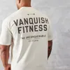 رجال Tshirts خمر Tshirt كبير الحجم الصيفي الرياضي اللياقة البدنية طاقم القطن رقبة قصيرة الأكمام الركض الصالة الرياضية الجريئة التدريب 230420