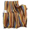 Couvertures maison chambre Boho Style confortable canapé couverture tricoté couverture été bureau sieste lit serviette sac 231120