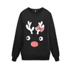 Familie bijpassende outfits 2024 Kerst Familie bijpassende outfits Moeder Kinderen Kerstmis Herten Sweatshirt Herfst Winterkleding Vader Moeder Jongen Meisje Hoodies Look 231121