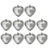 Pendant Necklaces 10 Pcs Fashion Heart Charm Dangle Plastic Beads DIY Keychain Necklace Valentines Day Jewelry Accessories