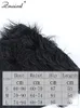 Sıradan Elbiseler Znaiml Seksi Spagetti Kayış Sırtsız Siyah Mesh Kadınlar İçin Kürk Mini Elbisesini Görün Moda Doğum Günü Partisi Kllubwear Robe 230420