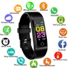 115Plus Smart Watch Men Mulheres Novo Bluetooth Location Tracker IPX7 Pulseira de fitness Smartwatch à prova d'água para Android iOS