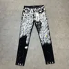 jeans för mens ksubi jeans designer designer lila jeans herrar byxor pantalones mens jeans rippade jeans raka vanliga jeans denim tårar tvättade gamla jeans länge