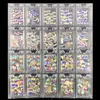 Nail Art Decorations 20 Size/400PCS Nail Rhinestones Crystal Nail Art Rhinestone Mixed Shape Gems Nail Art 3D Decoration FlatBack Glass Diamond P400P 231121