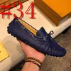 40Model Men Casual Genuine Leather Hand-stitched Designer Brand High Quality Soft Loafers Leisure Party Moccasins Light Driving Handsome Mature