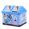 Nieuwheid items klein huis schattig piggy bank geld doos tinplate sparen bankcadeau voor kinderen geldbesparende banken cadeau 230420