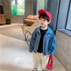 Kurtki Spring Kids Boy Baby Talia luźne dżinsowe ubrania dla maluch chłopców stroje swobodne 1-6 lat odzieży płaszcze