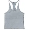 Herrtankstoppar Sommarmens Vest Sport Bodybuilding Tank Tops Gym Fitnesskläder Male Solid Pure Cotton Botton Dreable Torra undertröja M-XXL 230421