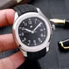 Lüks el bombası kadran izle montre de lüks erkek otomatik mekanik saatler 40mm yüksek kaliteli silikon kayış kayar toka süper aydınlık kol saati safir reloj