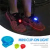 Lumière de course Led lumineuse à Clip pour chaussures, Mini lumière multifonctionnelle d'avertissement de course de nuit, lumière pour sac à dos D2.0