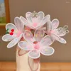 Hair Accessories Adorable Cartoon Trendy Crown Gauze Headwear Flower Girl Clip Korean Style Hairpin Barrettes Accessory