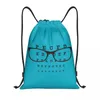 Sacs à provisions Lunettes drôles avec tableau de test oculaire Sac à dos à cordon Sac de sport pour hommes Femmes Opticien Optométriste Sackpack