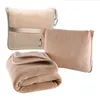 Blanket Airplane s with soft pillow bags essential for flight travel and airplane gift accessories 231120