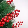 Christmas Decorations 110pcs Simulation Berry 14 Berries Artificial Flower Fruit Cherry Plants Home Party Decoration DIY Gift 231120