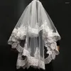 Bridal Veils Short Wedding 2023 With Comb Two Layers White Ivory Mariee Velos De Novia Voile Mariage