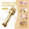 Dispositivos de cuidados faciais Pure Copper Massager Corpo Raspagem Pescoço Levantando Meridian Acupoint Celulite Removedor Rugas Guasha Beleza Pele 231121