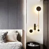 Wall Lamp Glass Modern Crystal Bedroom Lights Decoration Black Outdoor Lighting Lamps Dorm Room Decor Antique Wooden Pulley