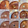 Collier trèfle de luxe en acier inoxydable 18 carats, diamant doré, papillon, pendentif étoile lune, chaîne de clavicule pour femmes, bijoux