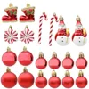 Decorações de Natal 2029 pcs bolas de árvore vermelho doces pendurado ornamento grandes pingentes conjunto para casa natal navidad ano 231120