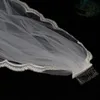 Voile de mariée élégant avec perles, bord appliqué, longueur cathédrale, une couche en Tulle, voile de mariage, offre spéciale, V738