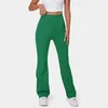 Ll Yoga Flared Pants Long Ladies High Waist Slim Fit Belly Bell-bottom Trousers Shows Legs Yoga Fi Fluorescein Pinkcolors 613