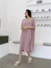 Mulheres sleepwear fdfklak confortável algodão modal noite vestido mulheres nightie manga curta solta sleepshirt verão ladie's nightgowns