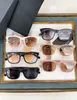 Женские солнцезащитные очки для женщин и мужчин, мужские солнцезащитные очки, модный стиль, защищающие глаза, линзы UV400 со случайной коробкой и футляром 3438Q