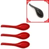 Spoons 3 Pcs Plastic Cutlery Ladle Spoon Soup Chinese Two-color Asian Disposable