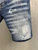 DSQ Phantom Turtle Jeans Men Jean Mens Designer de luxo Skinny Ripped Guy Cool Hole Denim Fashion Brand Fit Jeans Man Washed calça 20392