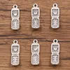 Pendenti e Ciondoli YEYULIN 10 pz/27x9mm Fascino Del Telefono Cellulare In Lega di Zinco Mobile Pendenti Con Gemme E Perle Per La Collana Orecchino Fai Da Te creazione di gioielli Accessori