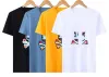 Camiseta masculina de manga curta com estampa 3D de rua americana casual verão tamanho asiático M-3XL