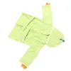 Pijamas flanela crianças roupão de algodão puro estilo dinossauro casa amarelo verde s tamanho lazer wear camisola crianças roupões 231121