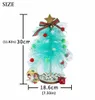 Décorations de Noël Décorations de Noël Illuminez mini décorations d'arbre de Noël Kit de bricolage sac accessoires de déguisement disposition des scènes de la maternelle pour enfants 231120