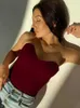 Beyouare Sexy Women Tube Tops Solid Sleep Slim Curny Corset Przycięty 2022 Summer Casual Elegancka kamizelka bez ramiączek P230421