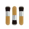 Professional Bamboo Foundation Brush Powder Concealer Blush Liquid Foundation Blush Angled Flat Top Base Liquid Cosmetics New LX036