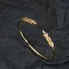 collana braccialetto foglia diamante gioielli moda designer di gioielli collana in oro 18k Donna Uomo coppia moda collana a strati Weddin259C