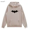 Moletom com capuz popular de hip-hop de rua masculino e feminino, moletom estampado do Batman