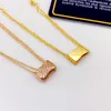 luxury necklace pendant necklaces designer jewelry for woman rose gold silver Perfume Pineapple Jewelry wedding party gift