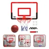 Other Sporting Goods Indoor Children Safety Funny Game Kids Mini Home Exercise Basketball Hoop Set Wall Frame Stand Lifting Basket Hanging Backboard 231121