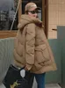 Frauen Trenchcoats Winter Puffer Jacke Frauen Manteau Femme Hiver Koreanische Dicke Warme Mit Kapuze Parkas Weibliche Große Tasche Lose Übergroße unten