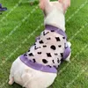 Designer Hundebekleidung Luxusmarke Hundebekleidung Modegarn Haustierkleidung Sommer Atmungsaktives Katzenkostüm Klassischer Brief Haustiere Mäntel Welpen