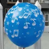 Parti dekorasyonu 12 inç lateks 8/16 Müzik Notu Balonlar Etkinlik Bebek Odası Balon Kendi Sızdırmazlık Globos